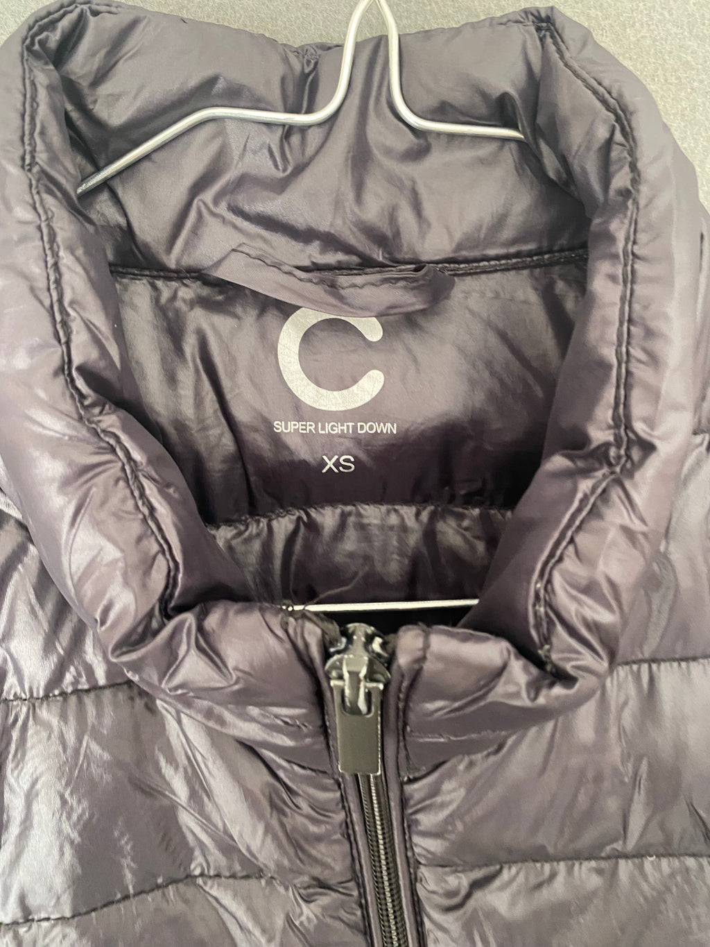 Doudoune légère anthracite – taille XS