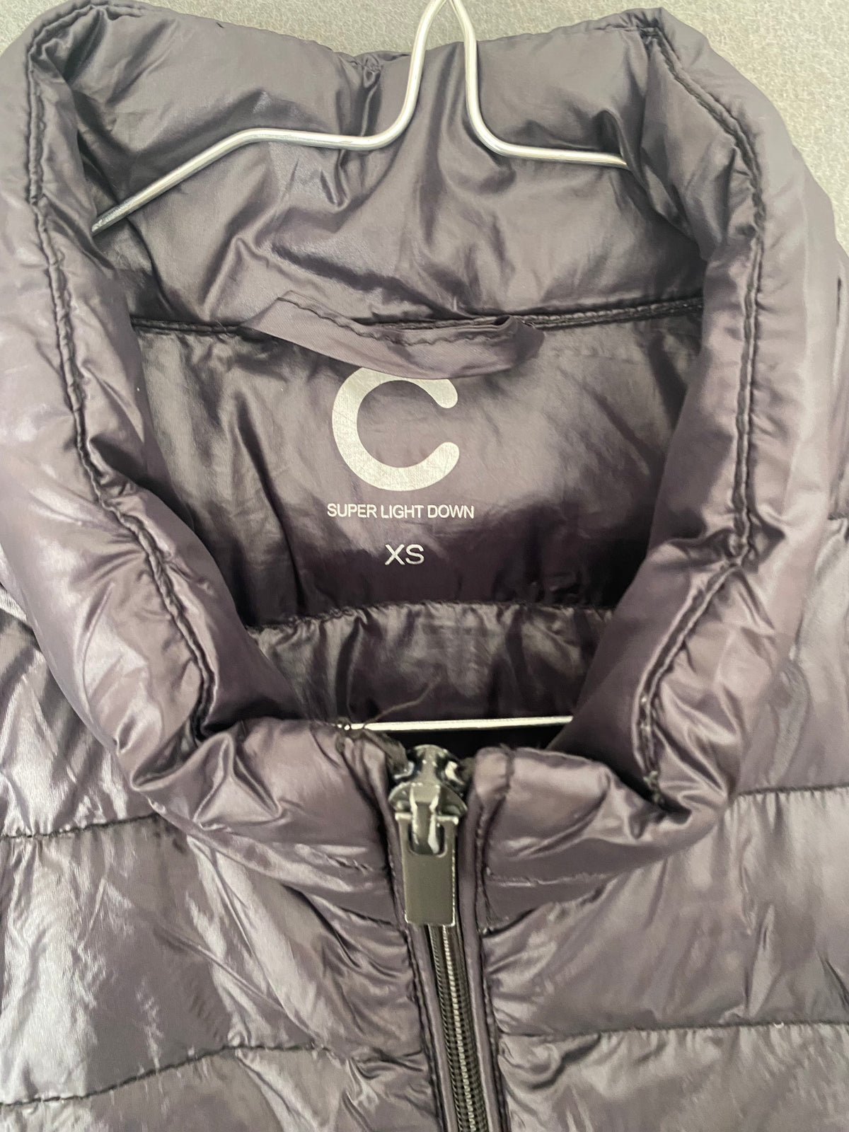 Doudoune légère anthracite – taille XS
