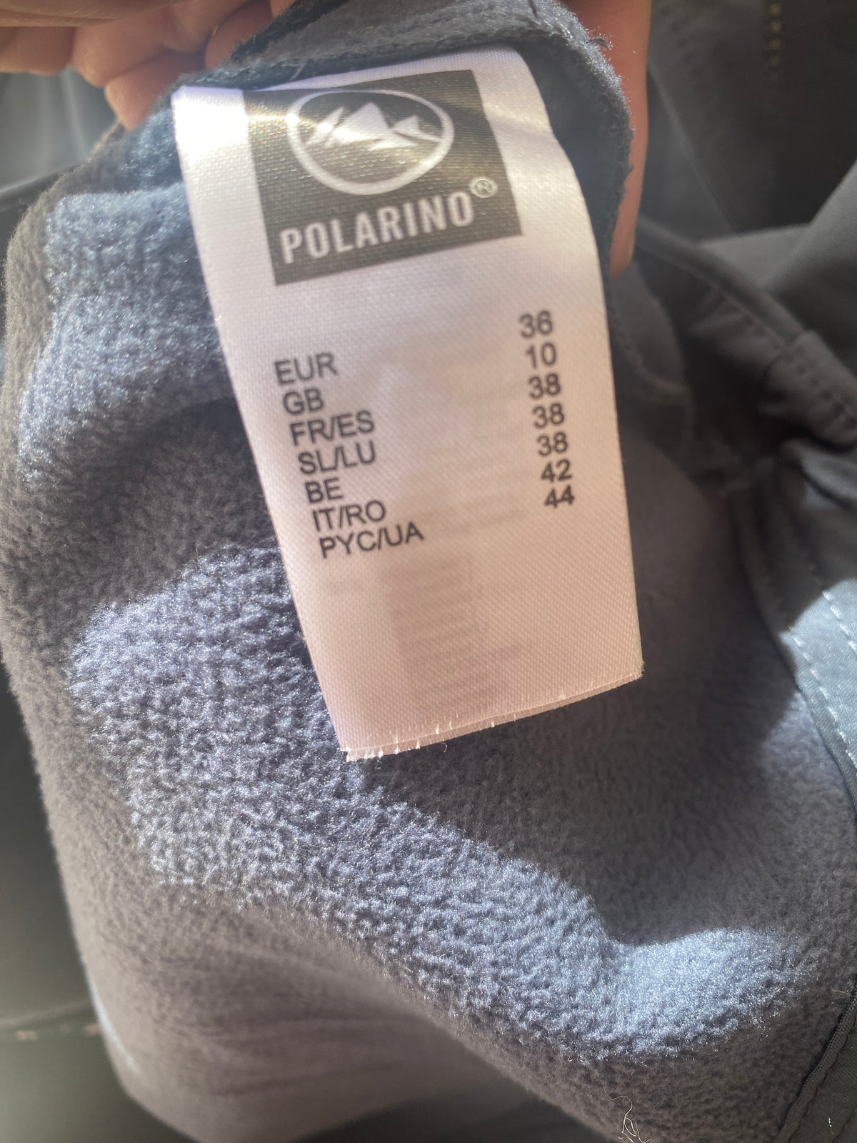 Parka softshell bleu marine à capuche