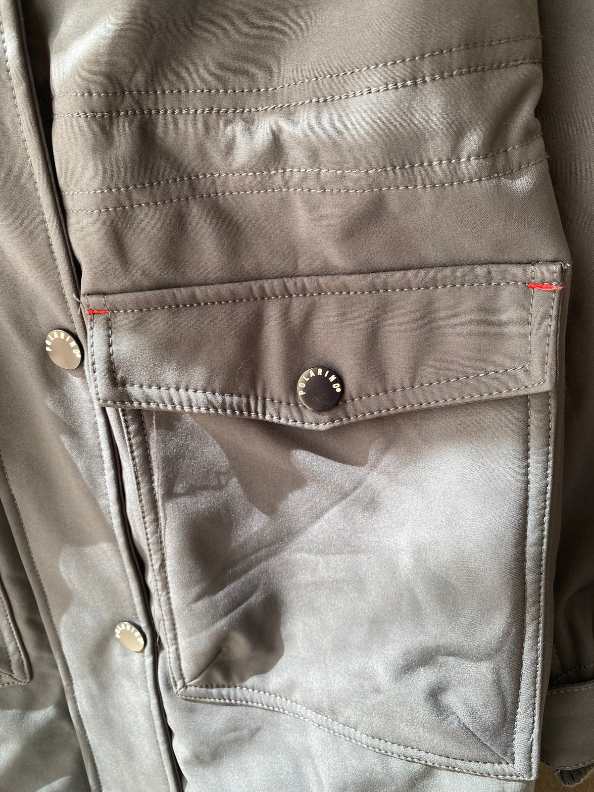 Parka softshell bleu marine à capuche