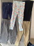 Lot pantalons 7/8 ans fille