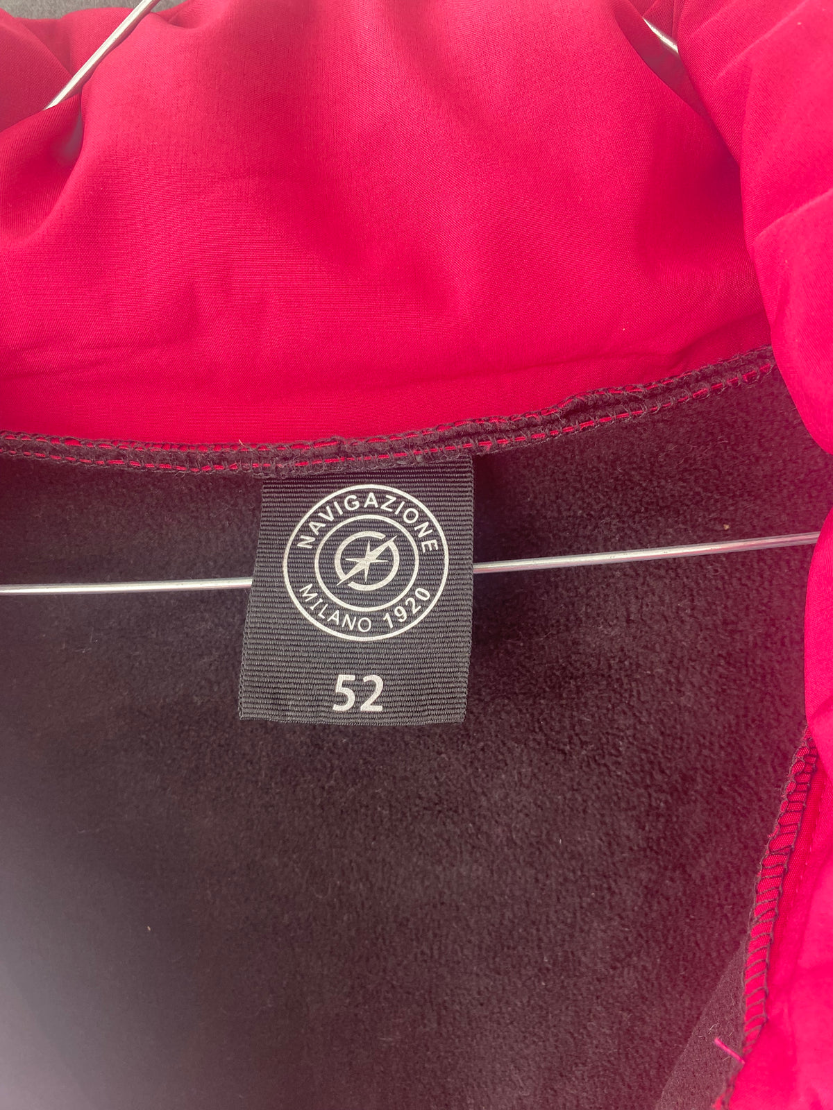 Parka softshell fuchsia à col montant