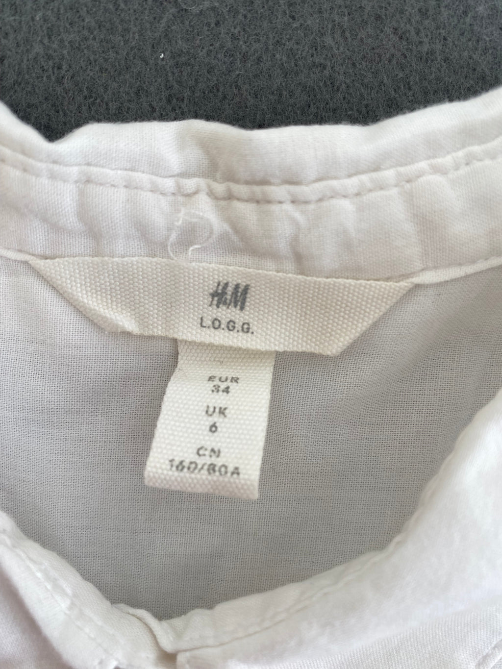 Blouse sans manches blanche en coton léger