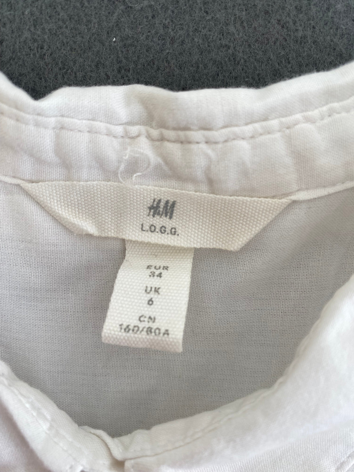 Blouse sans manches blanche en coton léger