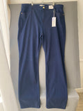 Jean droit bleu marine à strass