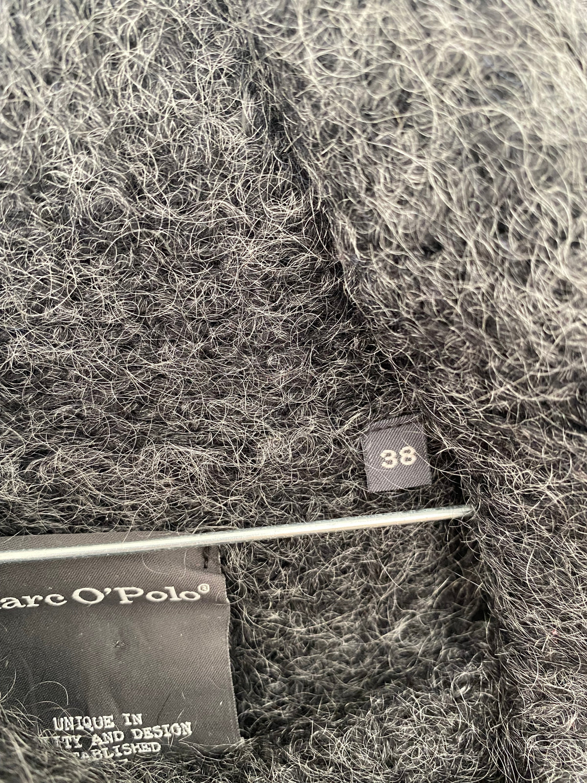 Robe pull col roulé gris anthracite