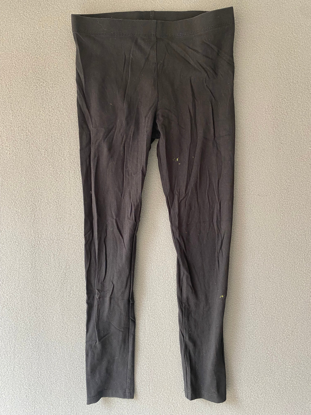 Legging noir uni en coton