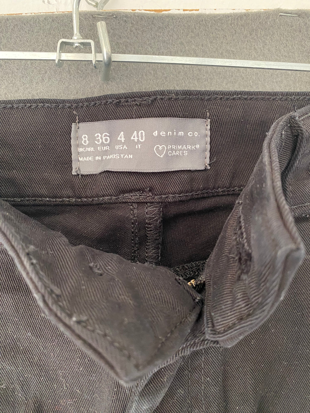 Pantalon chino noir à pinces