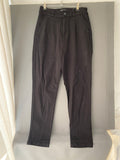 Pantalon chino noir à pinces