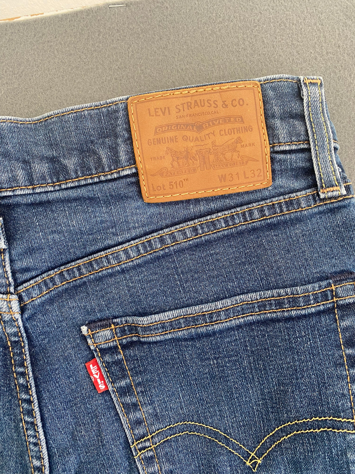 Jean Levi's 510 skinny bleu brut W31 L32