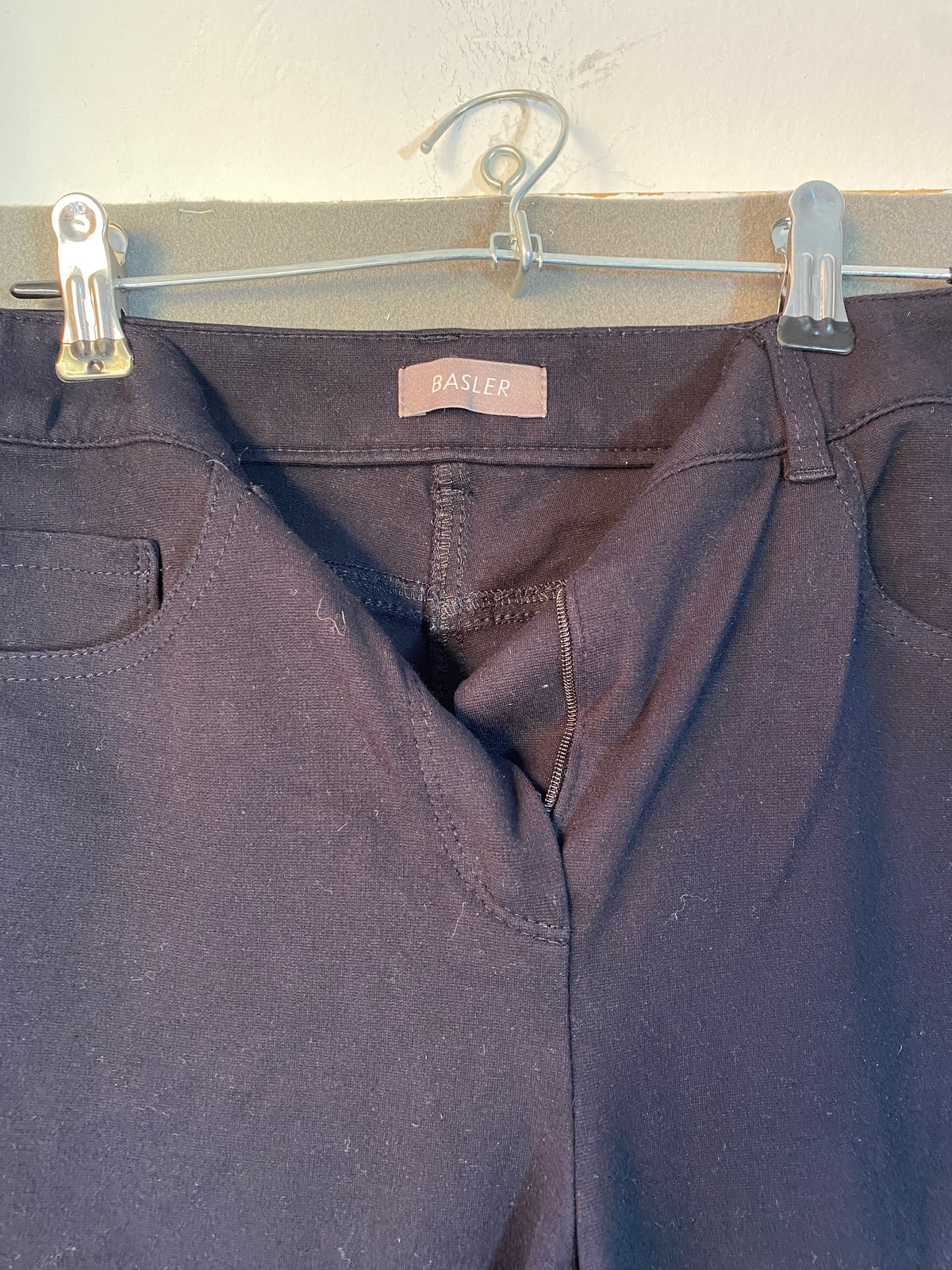 Pantalon slim bleu marine cinq poches