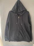 Sweat zippé à capuche noir