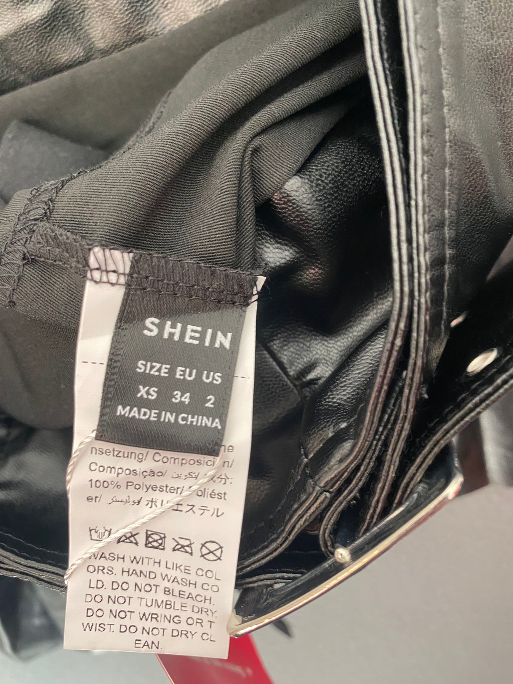 Jegging noir à taille élastique