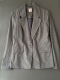 Blazer gris chiné à un bouton