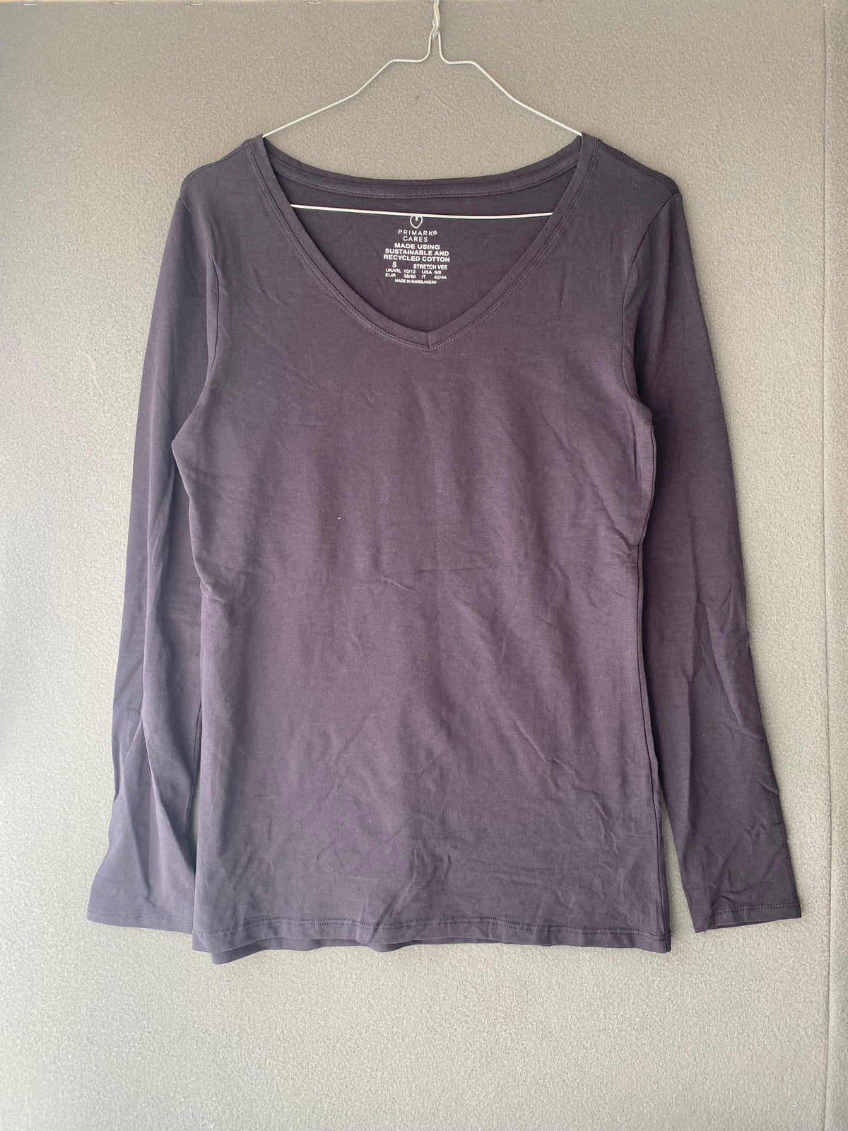 T-shirt manches longues col V