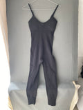 Combinaison de sport sans coutures noire