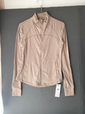 Veste de sport zippée taupe