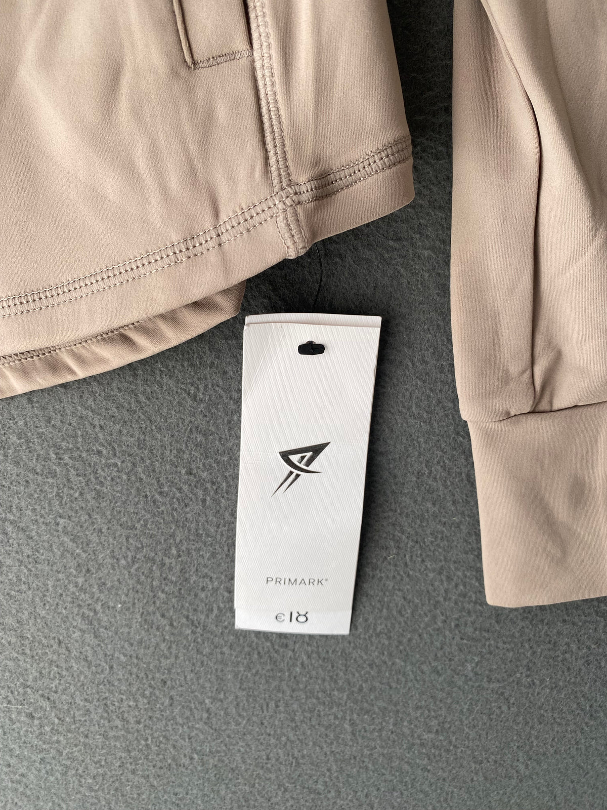 Veste de sport zippée taupe