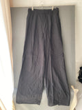 Pantalon large noir à pinces