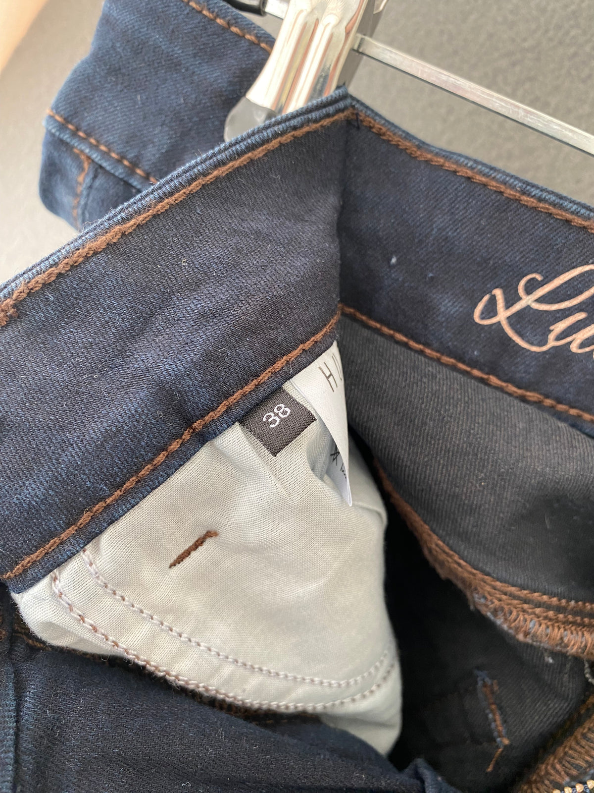 Jean slim bleu brut