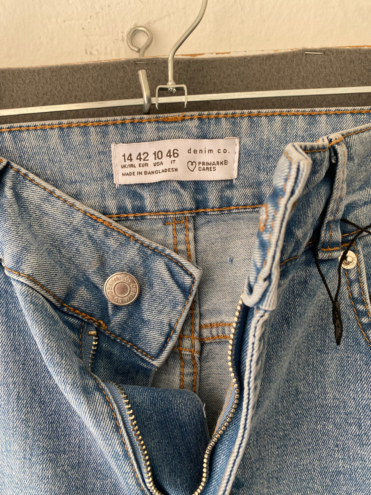 Jean mom bleu clair