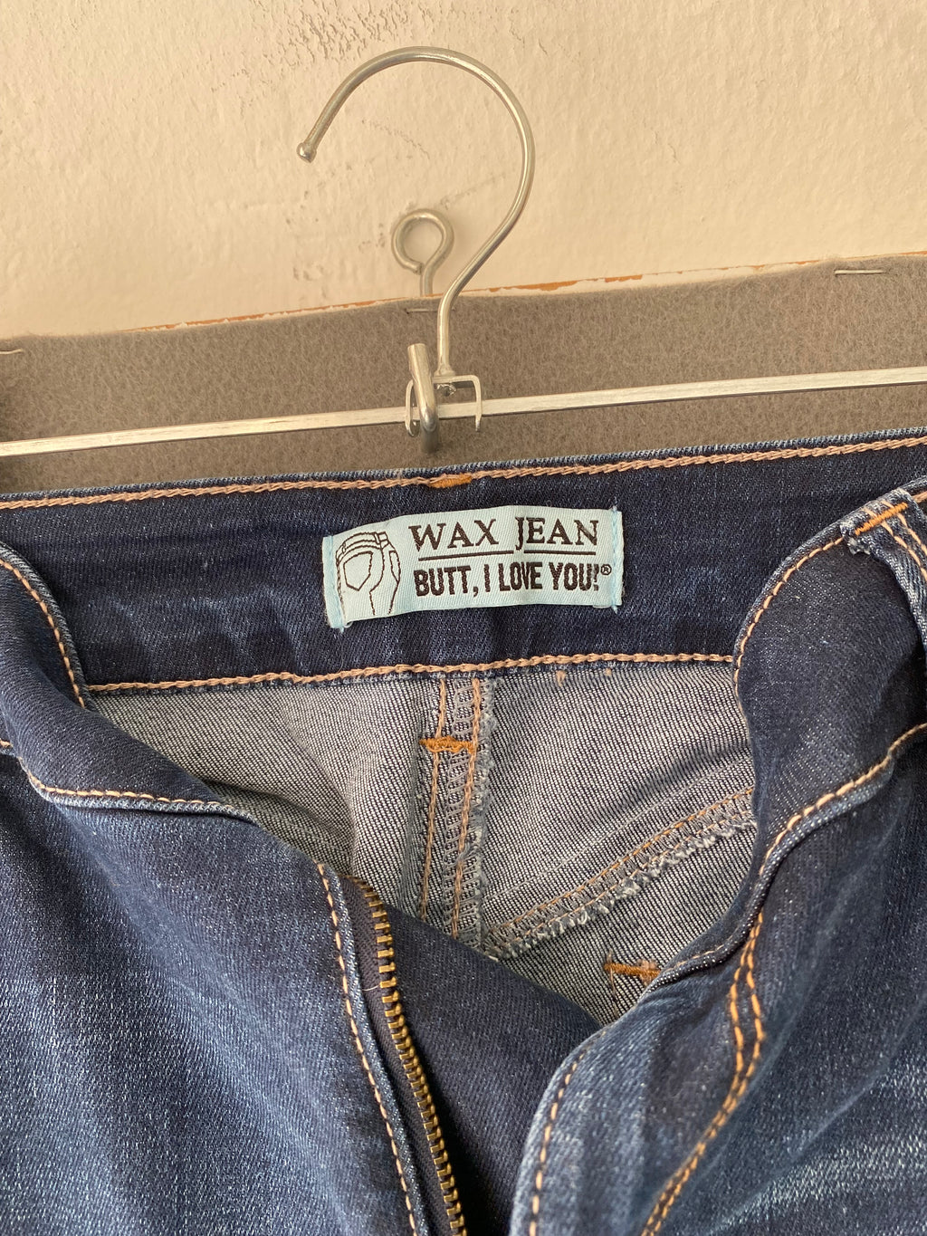 Jean skinny destroy bleu foncé
